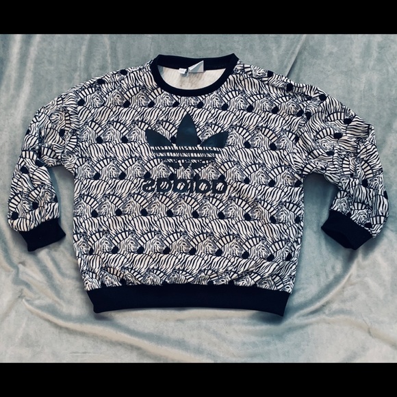 adidas zebra sweater
